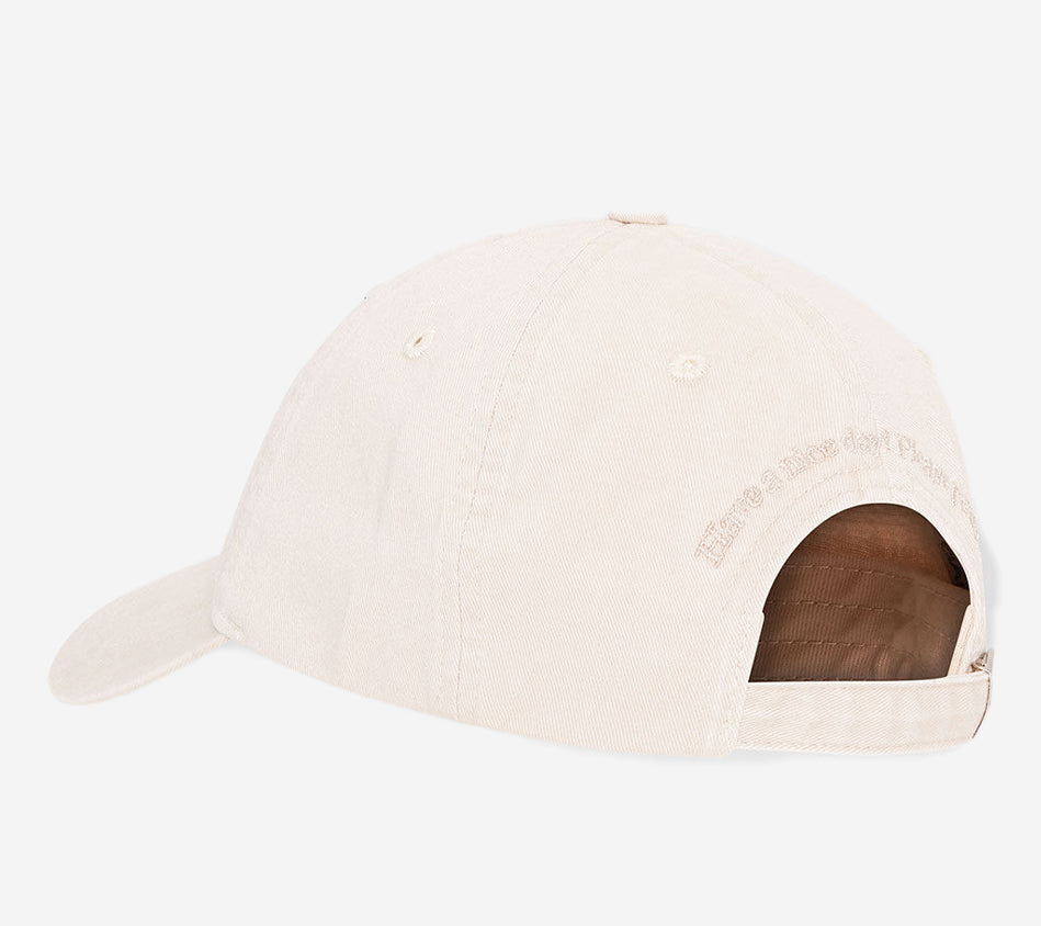 GAN-WASHED COTTON CANVAS CAP EMB