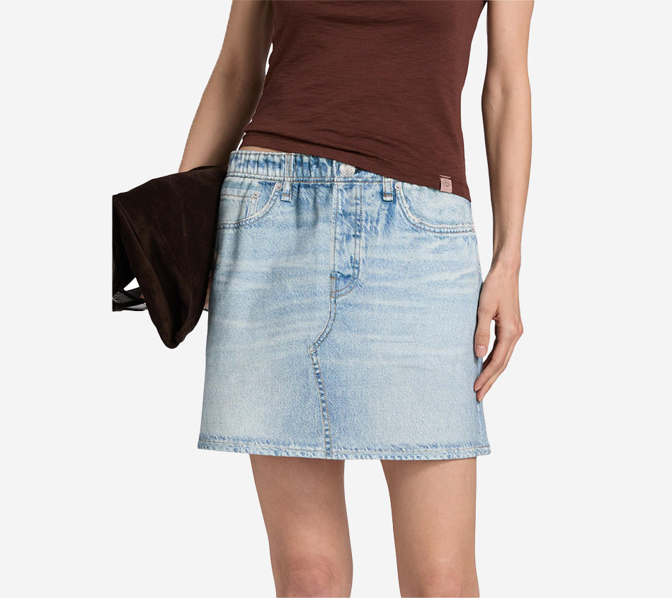 RNB-MIRAMAR TERRY MINI SKIRT