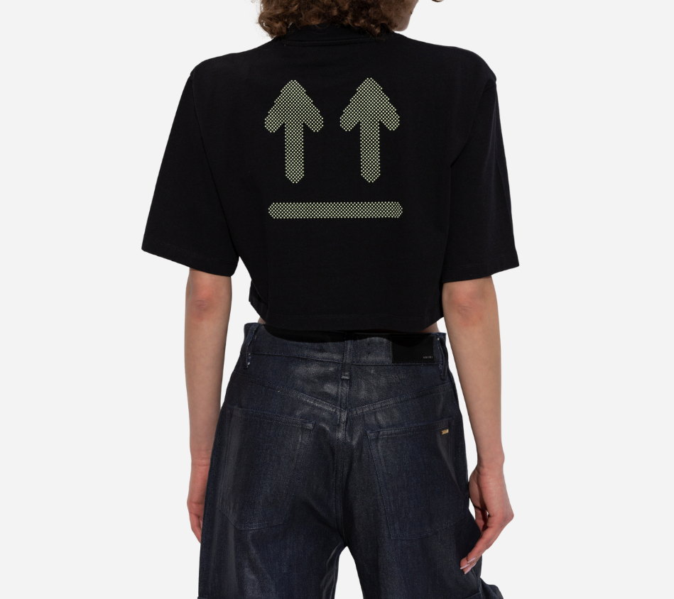 OWH-DOUBLE ARROWS S/S CROPPED TEE