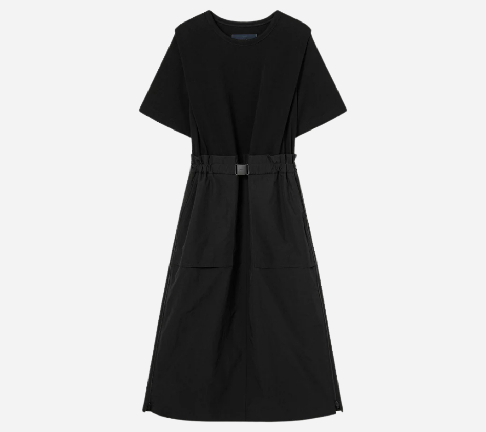 JUN-SHORT SLEEVE JERSEY DRESS