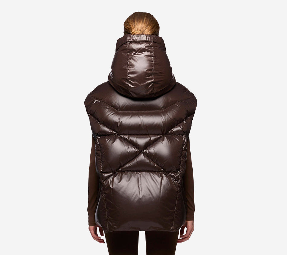 KRJ-VEST ICONIC MILANO IN SHINY NYLON