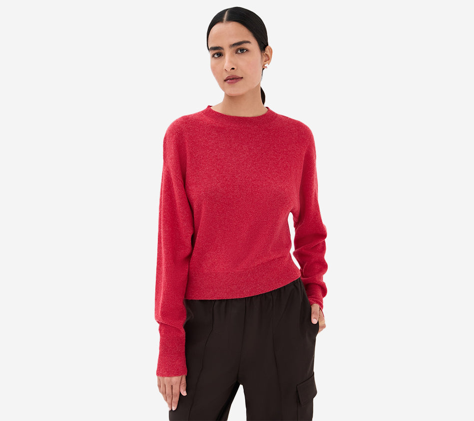 LES-ROUND NECK SWEATER