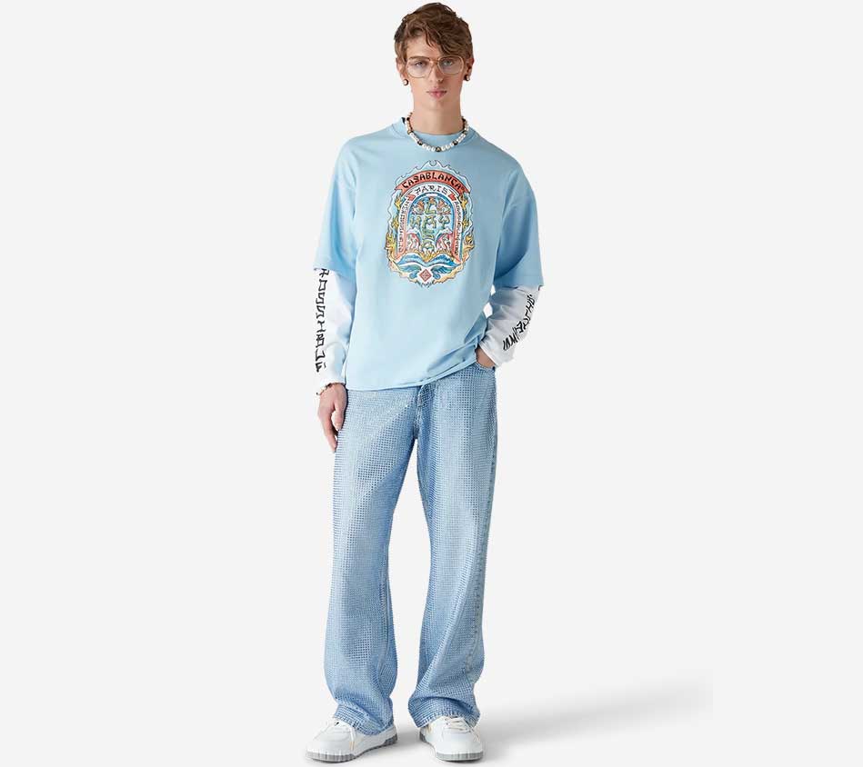 CSB-DOUBLE LAYER PRINTED T-SHIRT