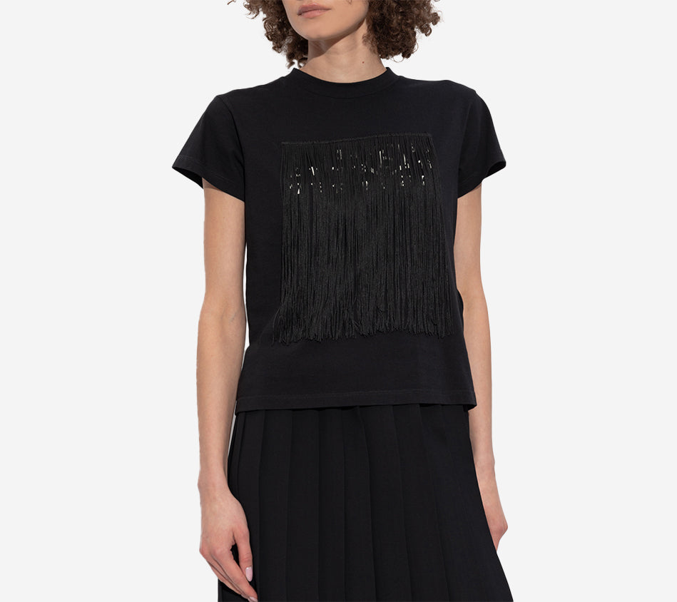MM6-FRINGE T-SHIRT