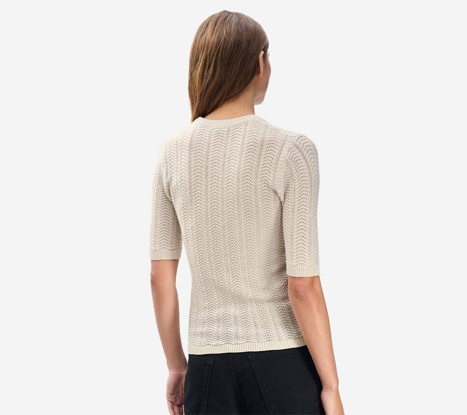 RNB-FRANCESCA MERINO SS SWEATER