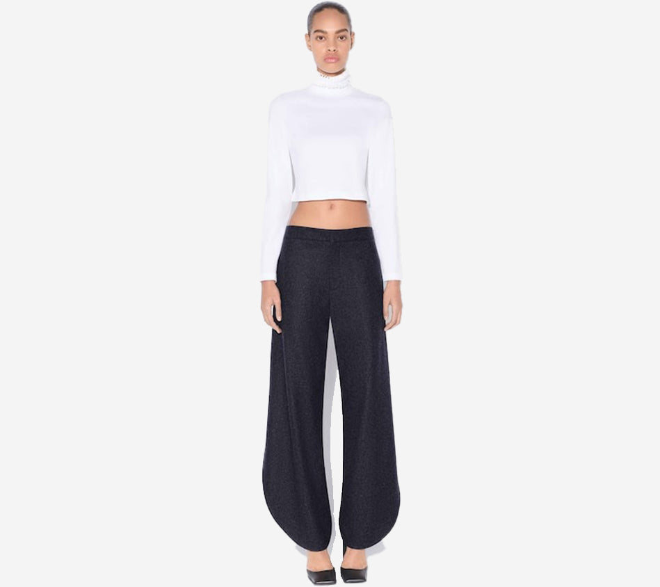 ALA-CROPPED LONG SLV T-SHIRT