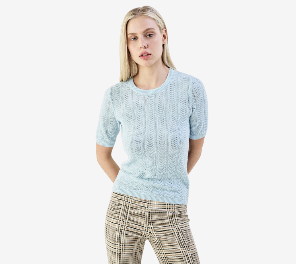 RNB-FRANCESCA MERINO SS SWEATER