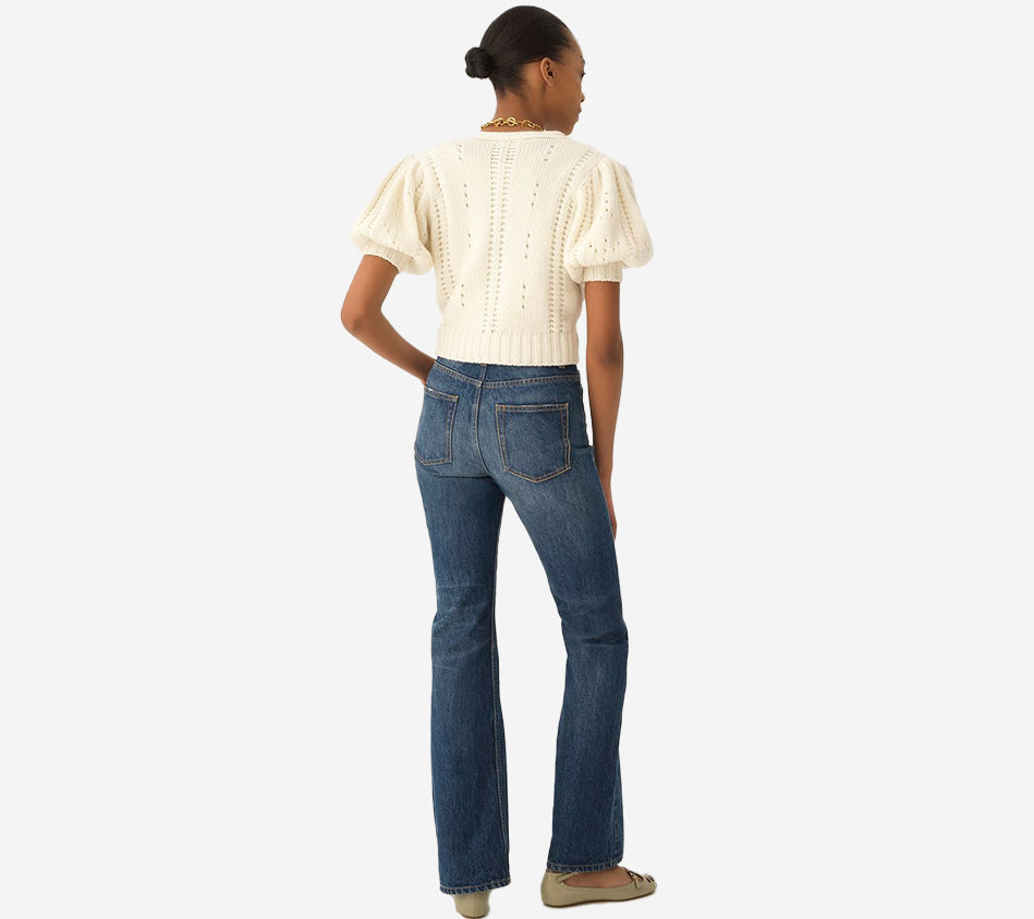 CHL-SHORT SLV KNIT TOP