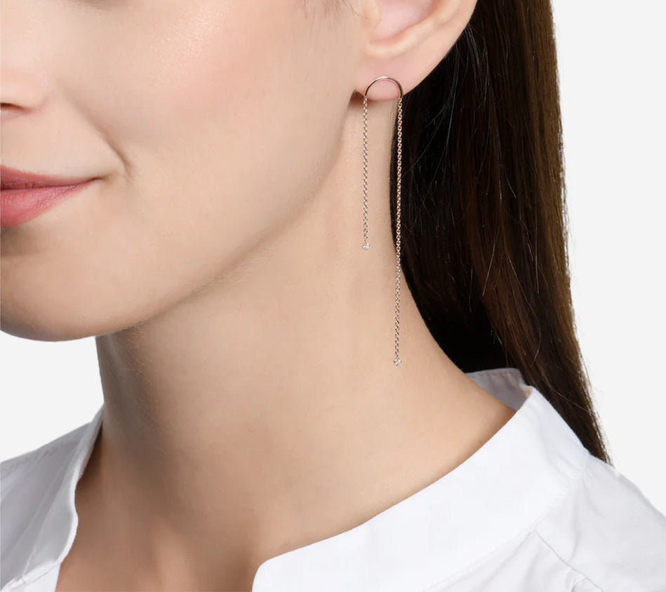 BRT-EARRING DIAMONDS ARCH YELLOW Serial n AAB59468 Gold Net Weight 1,0 g