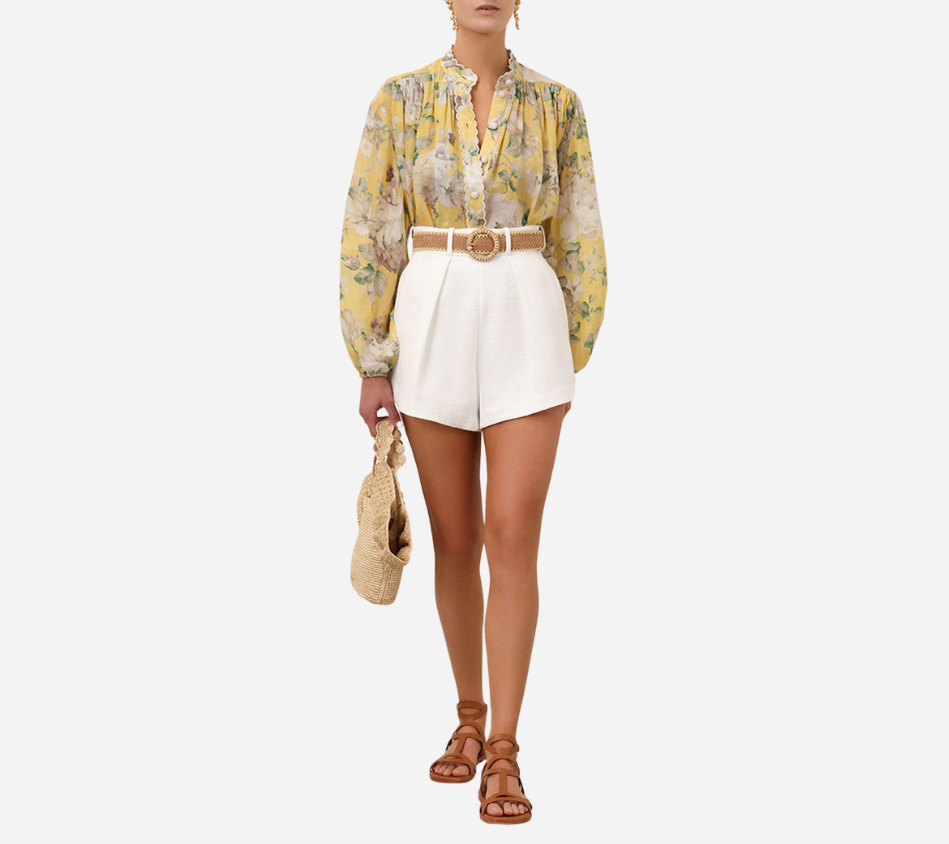 ZIM-ACACIA SCALLOP BLOUSE