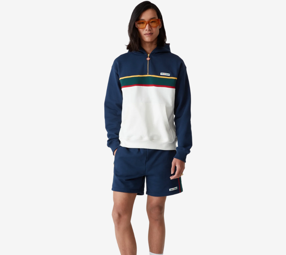 CSB-1/4 ZIP COLOURBLOCK SWEATSHIRT