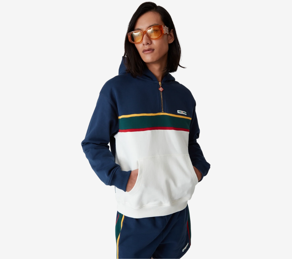 CSB-1/4 ZIP COLOURBLOCK SWEATSHIRT