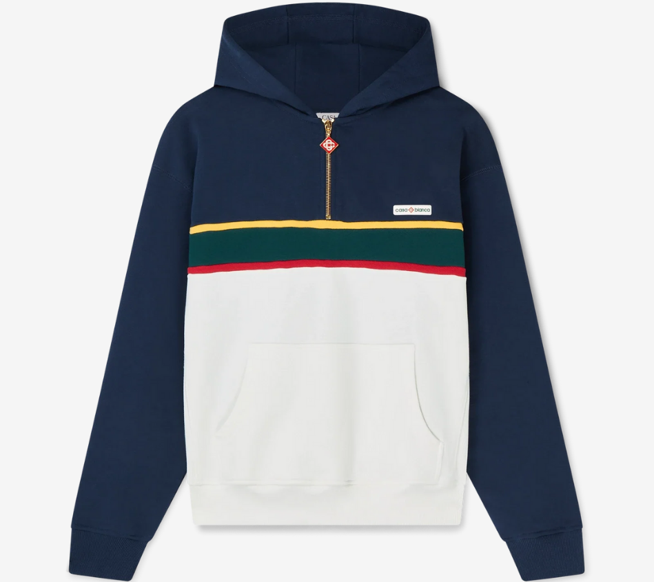 CSB-1/4 ZIP COLOURBLOCK SWEATSHIRT