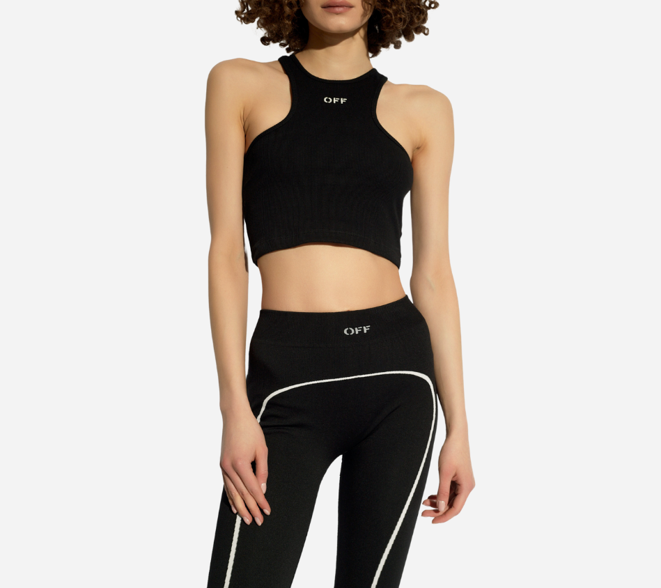 OWH-OFF STAMP RIB ROWING TOP