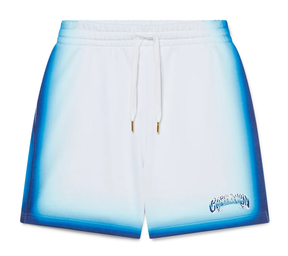 CSB-SPRAY DYE GRADIENT FADED LOGO SWEATSHORTS