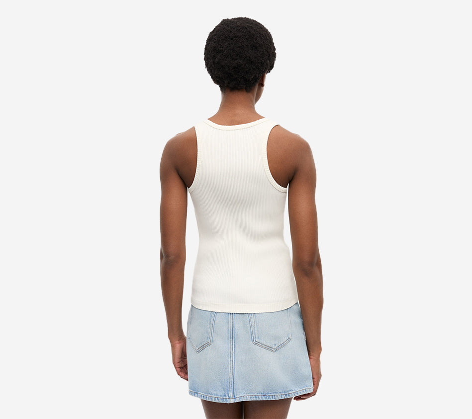 GAN-HEAVY RIB JERSEY TANK TOP