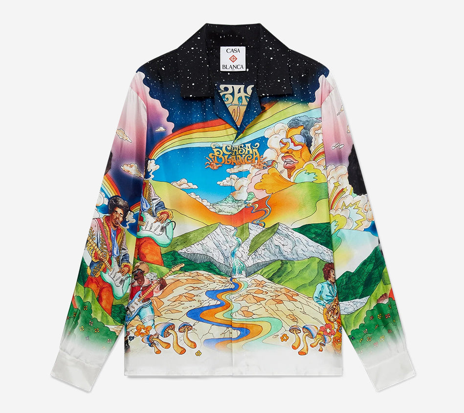 CSB-LONG SLEEVE CUBAN COLLAR SHIRT