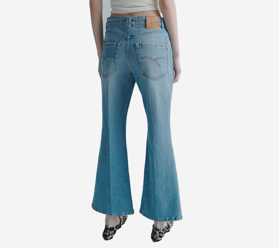 MRL-DENIM TROUSER (FCROP)