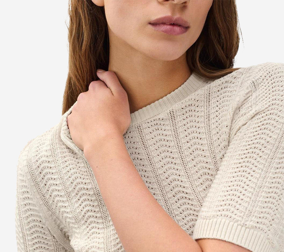 RNB-FRANCESCA MERINO SS SWEATER