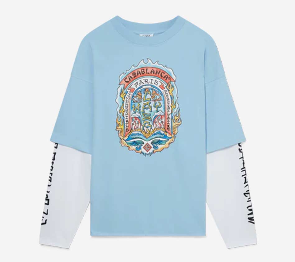 CSB-DOUBLE LAYER PRINTED T-SHIRT