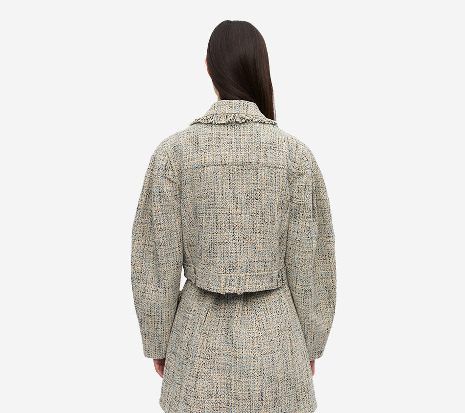 GAN-SUMMER TWEED JACKET