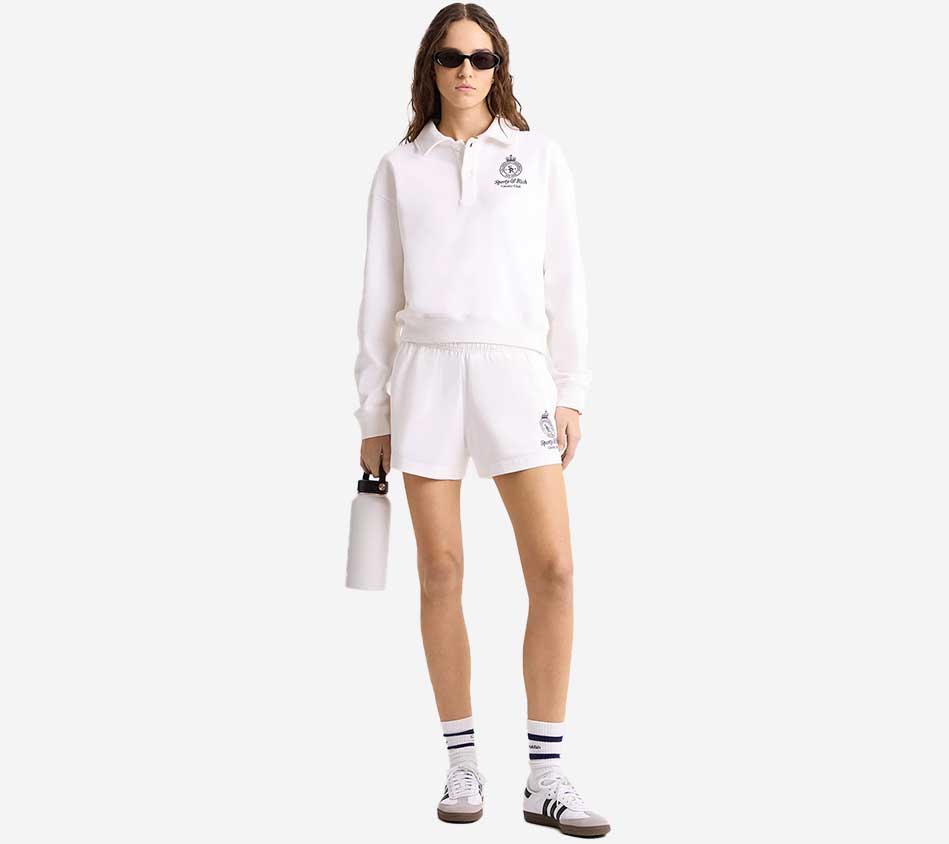 SPR-CROWN COUNTRY EMBROIDERED CROPPED POLO