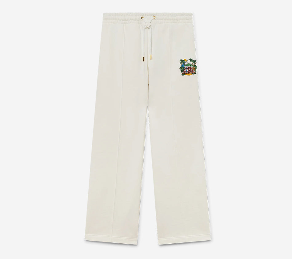 CSB-CASA BEACH WAVE PRINTED OPEN HEM JOGGER