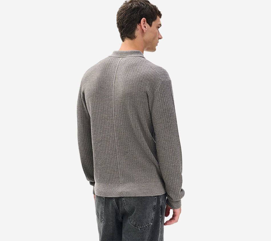 RNB-CRAWFORD CASH BLEND LS POLO