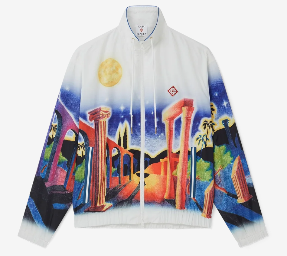 CSB-MENS PRINTED WINDBREAKER JACKET