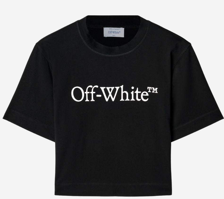 OWH-BIG LOGO BOOKISH CROP TEE