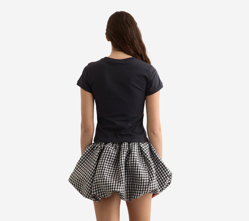 GAN-BASIC COTTON JERSEY POODLE BABY FIT T-SHIRT