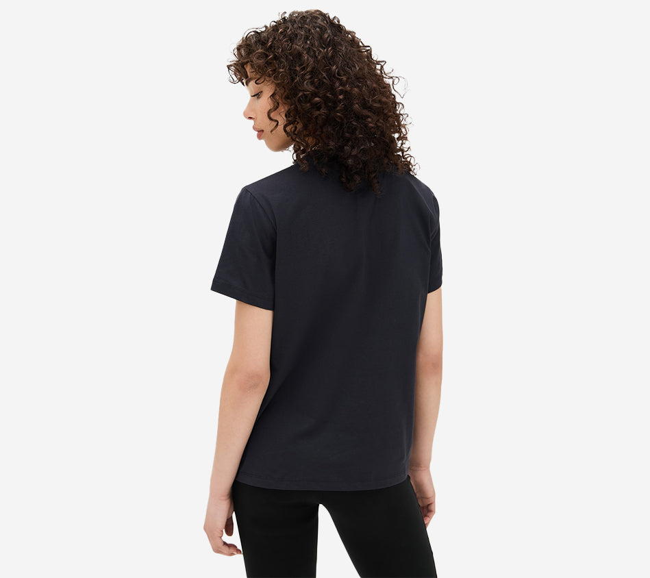 GAN-BASIC COTTON JERSEY BANANA RELAXED T-SHIRT