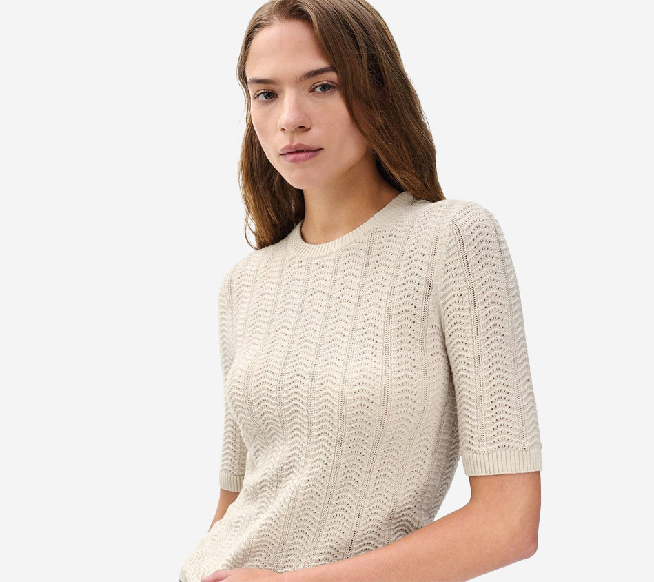 RNB-FRANCESCA MERINO SS SWEATER