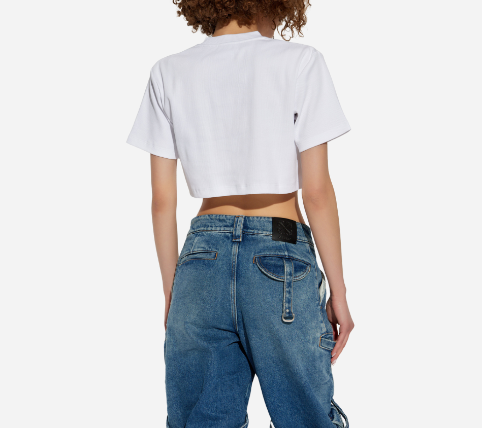 OWH-DOUBLE ARROWS S/S CROPPED TEE