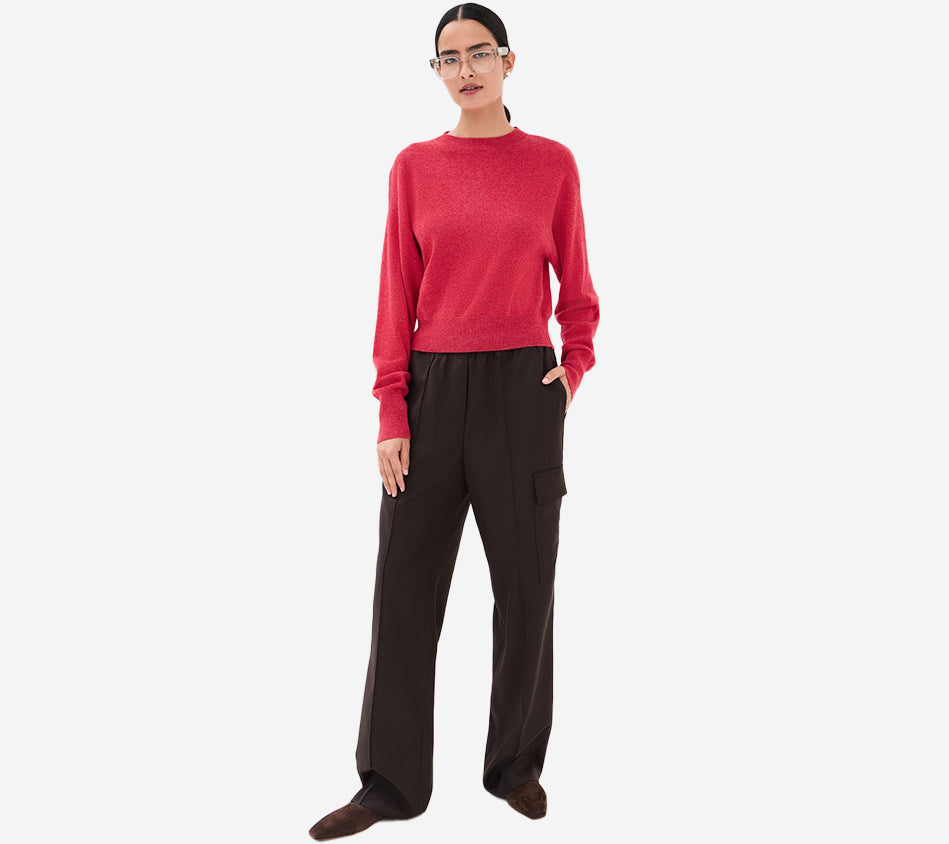 LES-ROUND NECK SWEATER