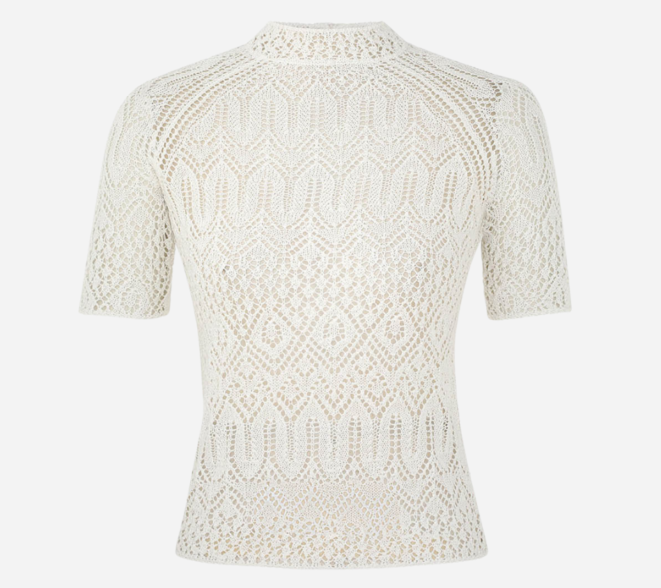 ZIM-ACACIA LACE KNIT TEE