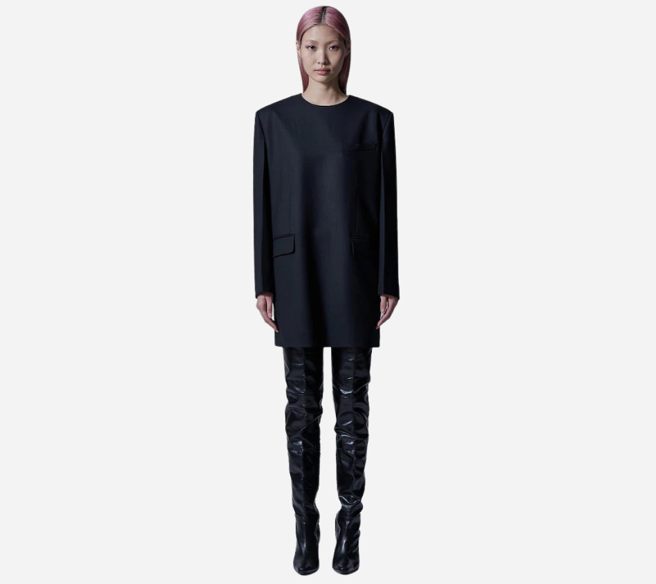 JUN-OVER SHOULDER MINI DRESS