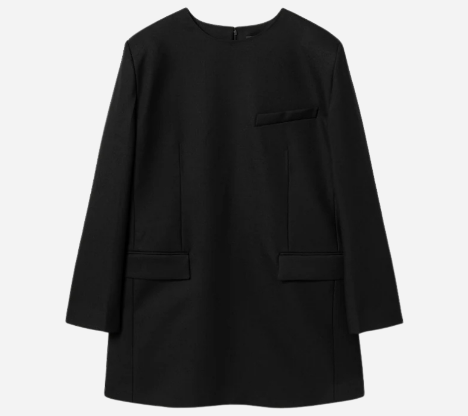 JUN-OVER SHOULDER MINI DRESS