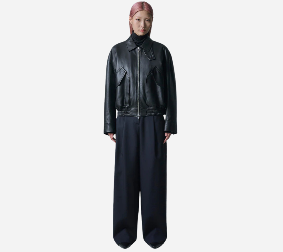 JUN-FLIP WAISTED WIDE PANTS