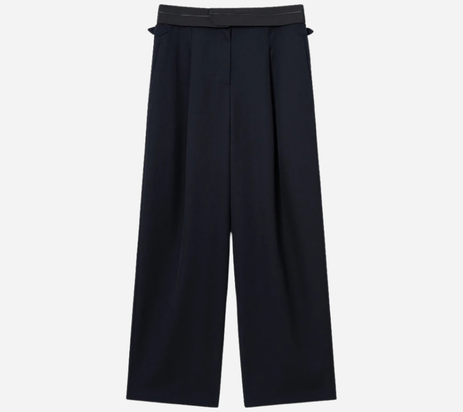 JUN-FLIP WAISTED WIDE PANTS