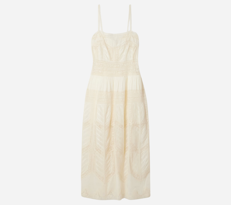 ZIM-ACACIA LACE TRIM SLIP DRESS
