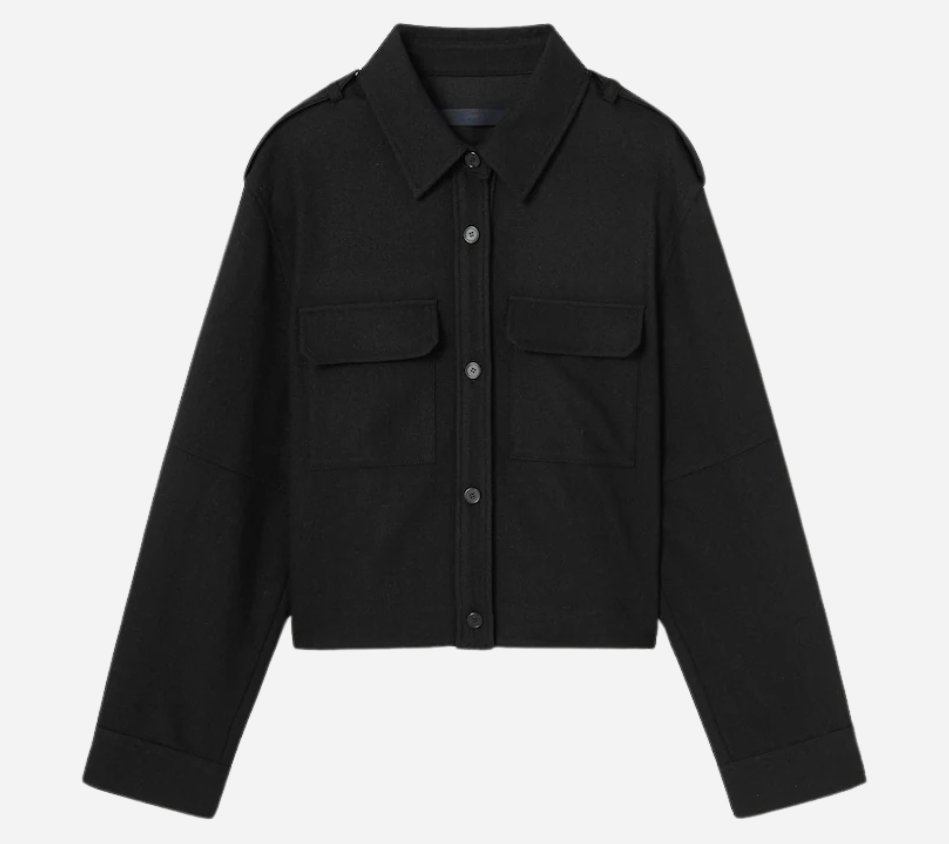 JUN-MILITARY POCKET WOOL SHIRTS